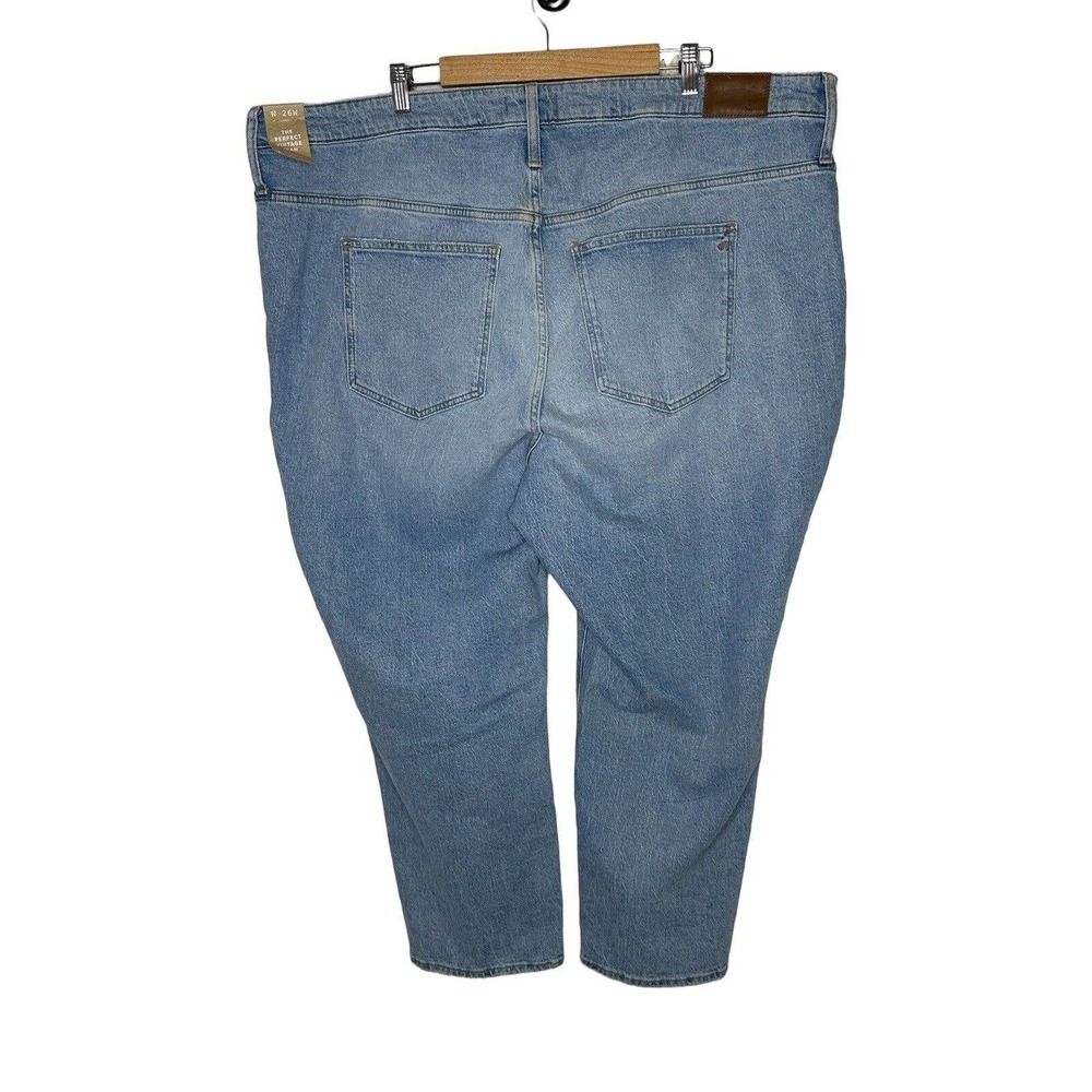 NWT Madewell Womens The Perfect Plus Vintage Jeans 26W Denim Magic Mom Jeans - Picture 9 of 16